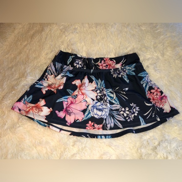 VENUS Pink Orange Mini Skater Swim Skirt size 6 NWOT - Picture 1 of 8